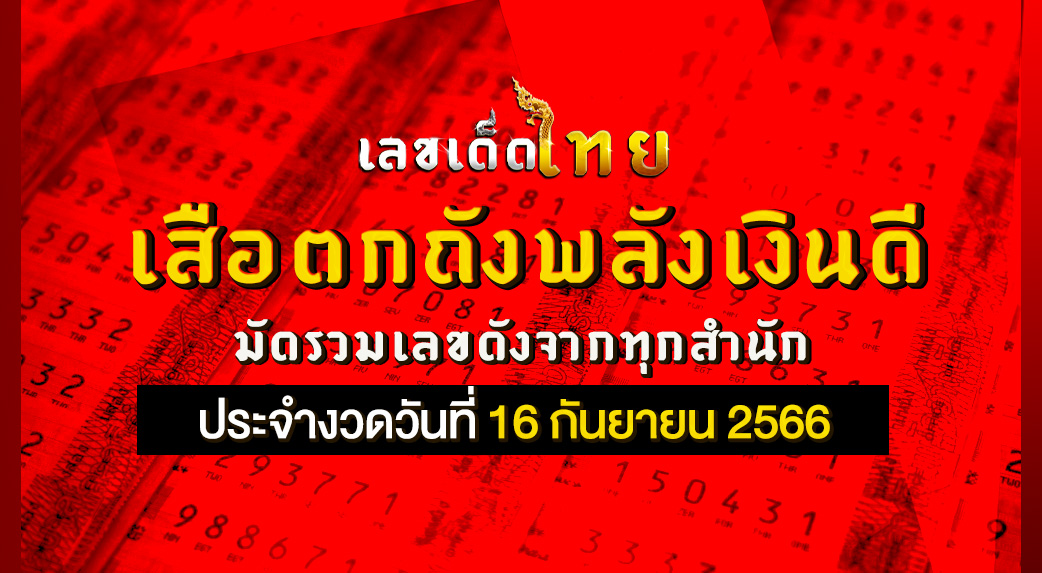 เสือตกถังพลังเงินดี 16 9 66