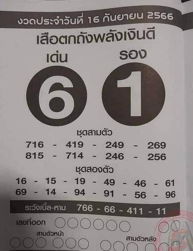 เสือตกถังพลังเงินดี
