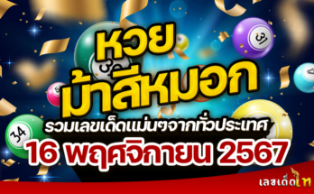 หวยม้าสีหมอก 16/11/67
