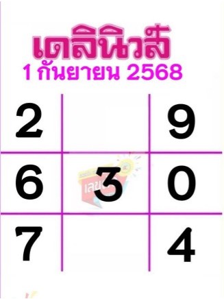 หวยเดลินิวส์ 1/9/68